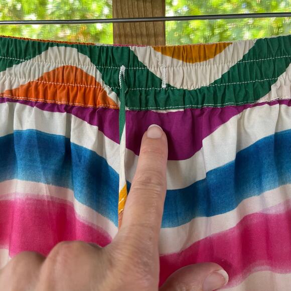 Farm Rio Women's Dancing Stripe Maxi Skirt Size M - Picture 6 of 9